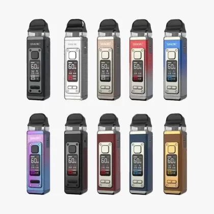 SMOK RPM 4 Pod Vape Kit - Black, Blue Leather