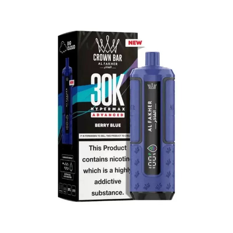 Al Fakher Hypermax 30K Prefilled Pod Kit - Select#Berry Blue>Berry Ice>Blackcurrant Ice>Blackcurrant Mint>Blue Razz Blast>Blue Razz Lemonade>Blueberry Cherry>Blueberry Gum>Blueberry Lemonade