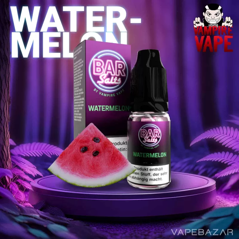 Bar Salts Nikotinsalz Liquid – Watermelon - Vapebazar
