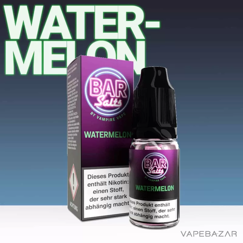 Bar Salts Nikotinsalz Liquid – Watermelon - Vapebazar - Image 2