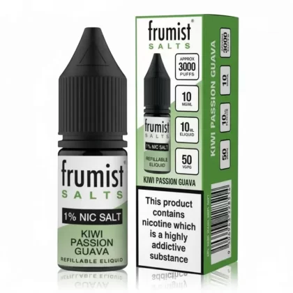 Kiwi Passion Guava By Frumist Salts 10ml 10mg (out of date) - Vape Store