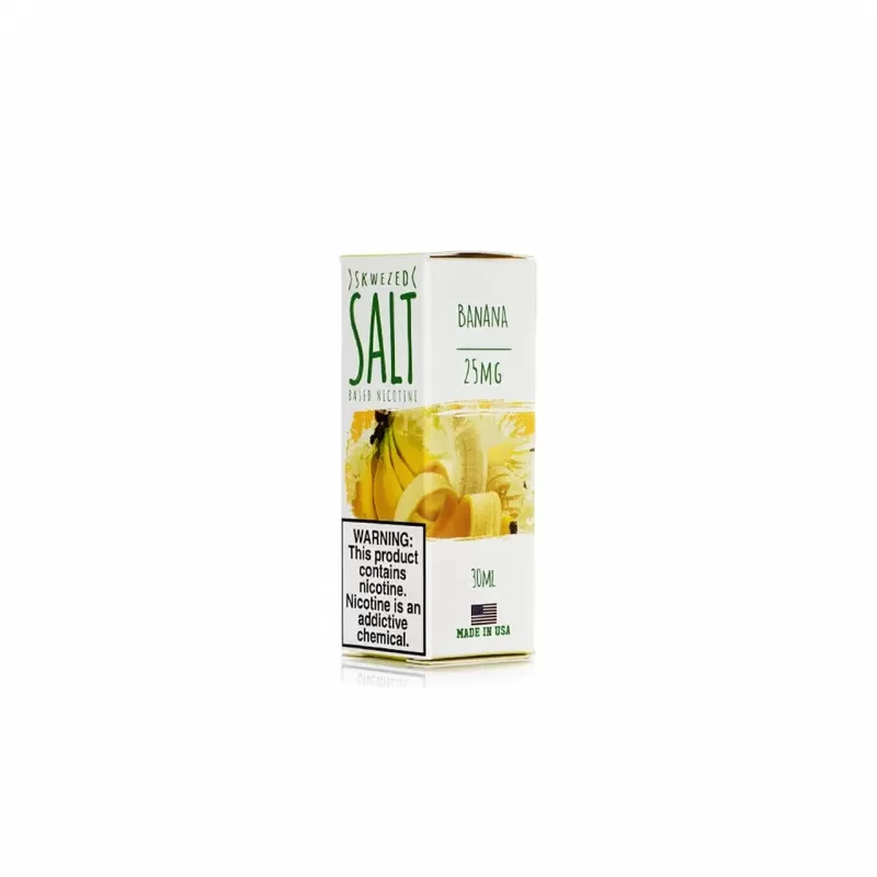 Skwezed Salts Banana USA Nic Salt E-liquid 30ml - Image 3