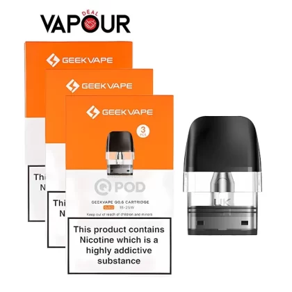 GeekVape Q Replacement Pods - 0.8ohm - Side-Fill