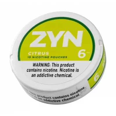 ZYN Citrus 15 Nicotine Pouches 3-6MG