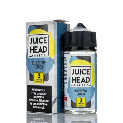 Juice Head Freeze E-Liquid - Blueberry Lemon Freeze - 100ml - 3mg