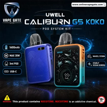 Caliburn G5 Koko Pod System Kit 1600mAh - Midnight Blue