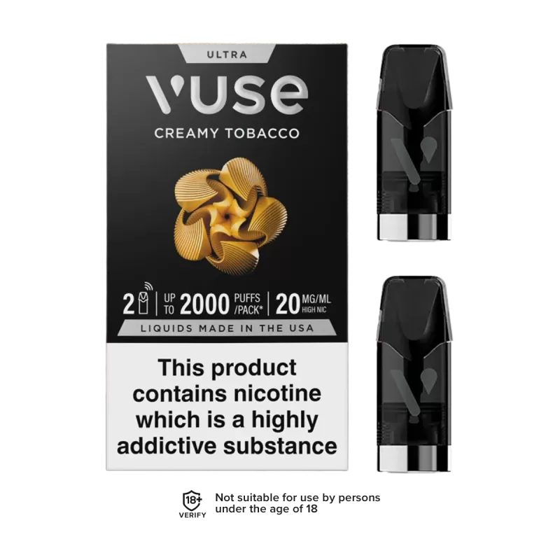 Creamy Tobacco Vuse Ultra Smart Pod - Vapeshop Co