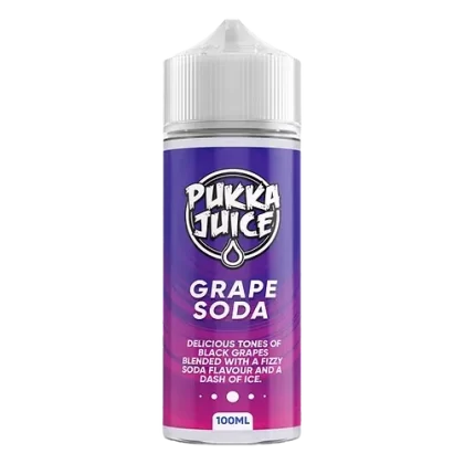 GRAPE SODA E LIQUID BY PUKKA JUICE 100ML 70VG