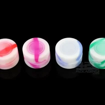 Buddies Super Slick 3ml Round Silicone Containers 120/Box