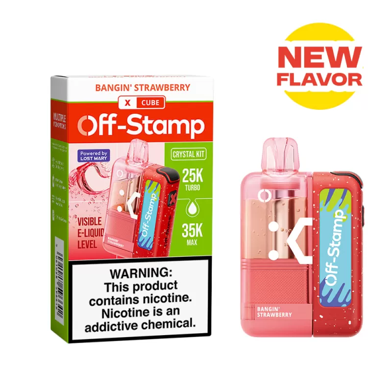 Made in Indonesia | Off-Stamp X-CUBE "Crystal Cube" 35K Disposable KIT – 35,000 Puffs - Winter Mint - Image 3