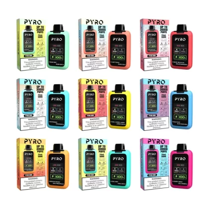 Pyro DUO 30K PUFF Disposable Device - 30,000 Puffs - Berry Melon Ice/Melon Madness