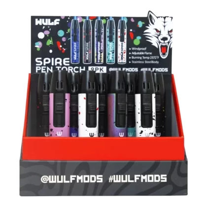 Wulf Spire Pen Torch 9pc Display