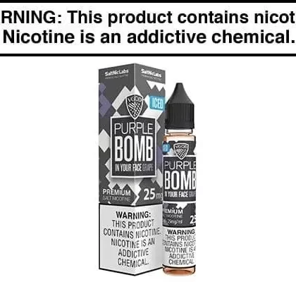 ICED PURPLE BOMB BY VGOD SALT 30ML - Vapejuice