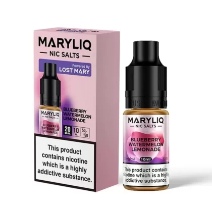 Blueberry Watermelon Lemonade Nic Salt E-Liquid by Lost Mary Maryliq (10ml) - 20mg
