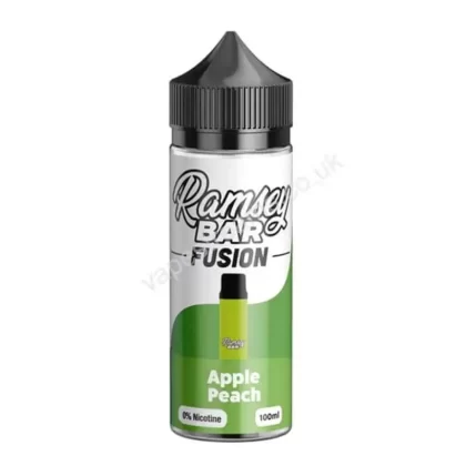 Ramsey Bar Fusion Apple Peach E-Liquid Shortfill - Vapestreams Co
