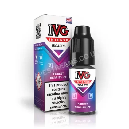 IVG Intense Forest Berries Ice Nic Salt E-Liquid - Vapestreams Co