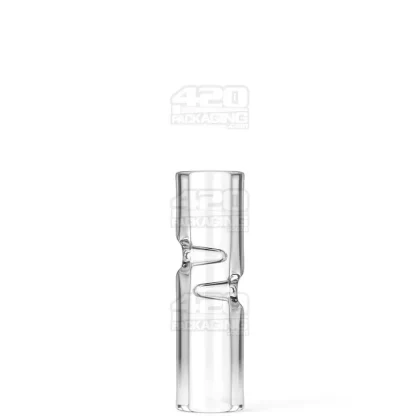 Glass Filter Tips Notched | 9mm – Clear – 175 Count