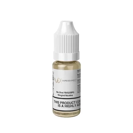 Nicotine Shot By VapesDirect 75VG 18mg