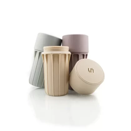 Staze Preserve Stash Jar - Color#Foam>Cloud>Shroom>Dune>Clay>Slate (30B0ED)