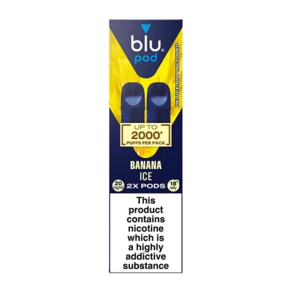 Blu Bar Banana Ice Pods (2 Pack) - Strength#20mg