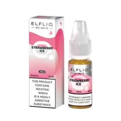 ELFLIQ Strawberry Ice Nic Salt - 10mg