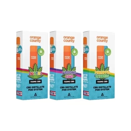 Orange County CBD Prefilled Pod Kit 750mg