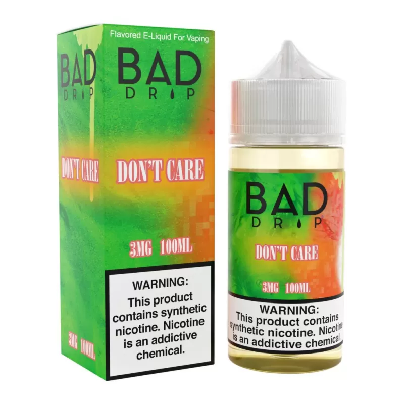 Bad Drip Don’t Care eJuice - 100mL 6mg, Vape Product