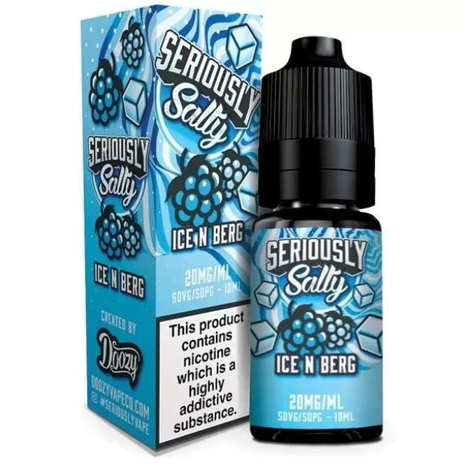 Doozy Seriously Salty Ice N Berg Nic Salt E Liquid – Seriously Salty (10ml)