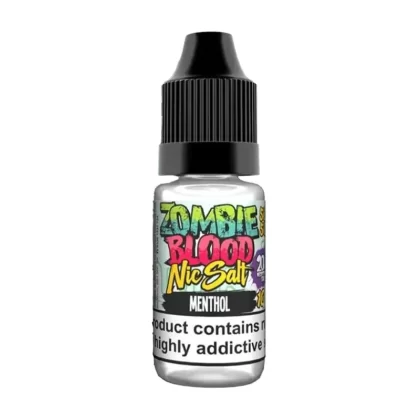 Zombie Blood Menthol Nic Salt Vape Juice - 10 Pack - Strength 10mg