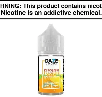 ORANGE YUZU TANGERINE BY 7 DAZE FUSION SALT 30ML - Vapejuice