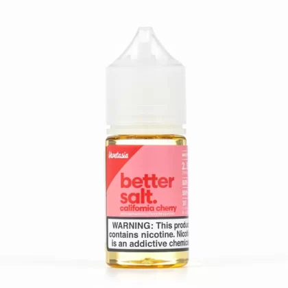 Better Salt – California Cherry 30mL – Pre-Steeped - Vape Product, Vape Product (2BAF06)