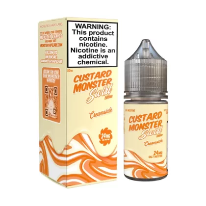 Custard Monster Swirl Edition - Creamsicle - Nicotine Salt 30ML E-Liquid