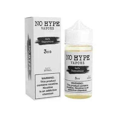 Cafe Cappuccino E-Liquid by No Hype Vapors - Size#100ml~Nicotine#3MG>6MG