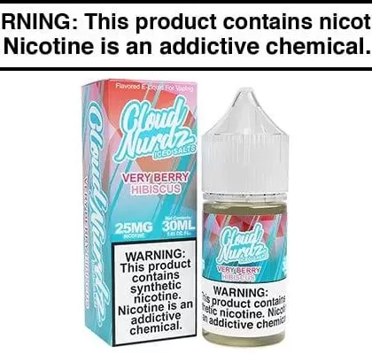 VERY BERRY HIBISCUS ICED BY CLOUD NURDZ SALT 30ML - Vapejuice