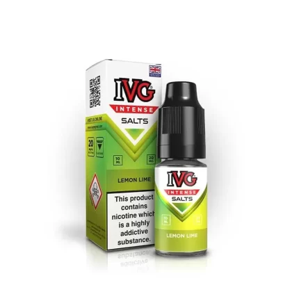 IVG Intense Salts Lemon Lime 10ml Nic Salts E-Liquid