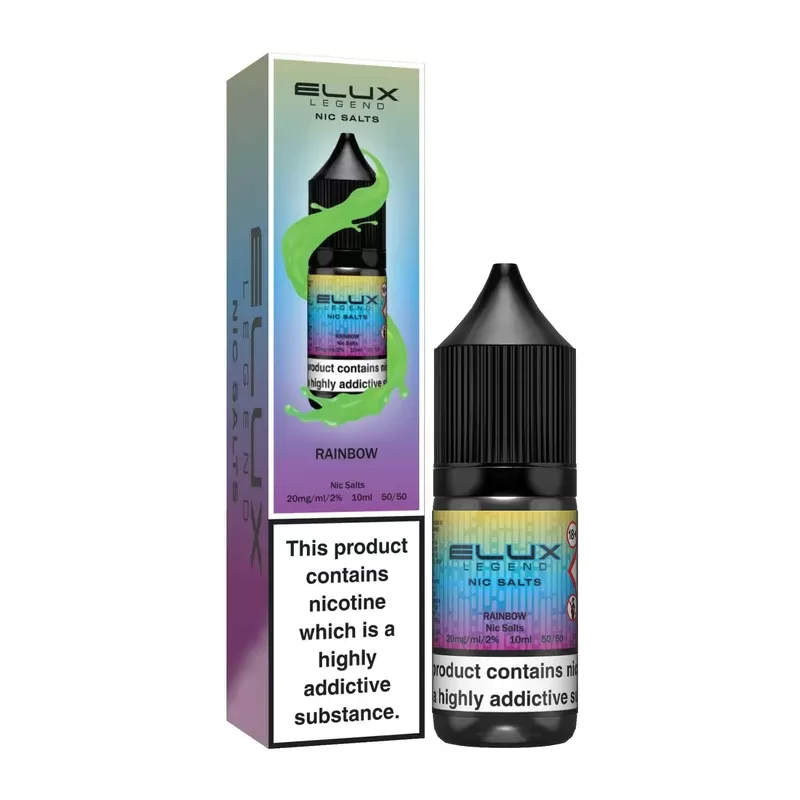 Elux Legend Rainbow Nic Salt E-Liquid - Nicotine Strength#5mg>10mg>20mg