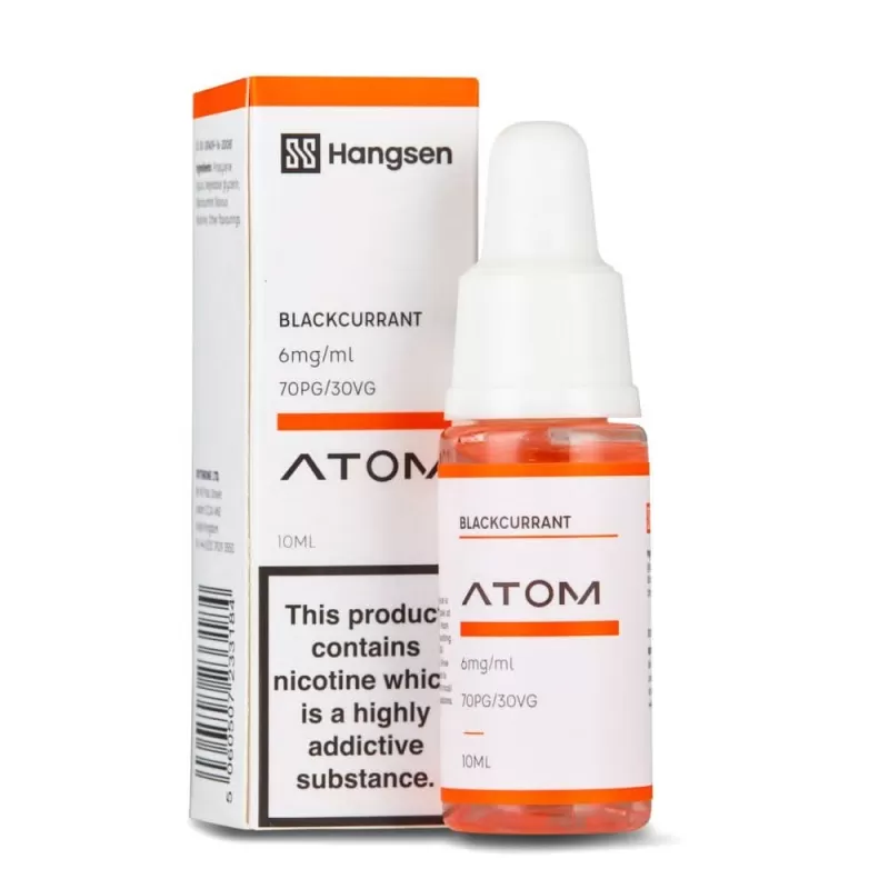 Blackcurrant E-Liquid Atom Series by Hangsen (10ml) - 18mg