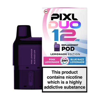 Lemonade Edition Pixl Duo 12 Refill Pack - 20mg - Vape Product