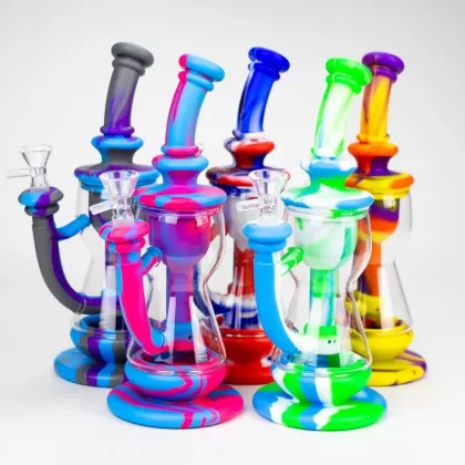9.8″ Silicone Glass Bong