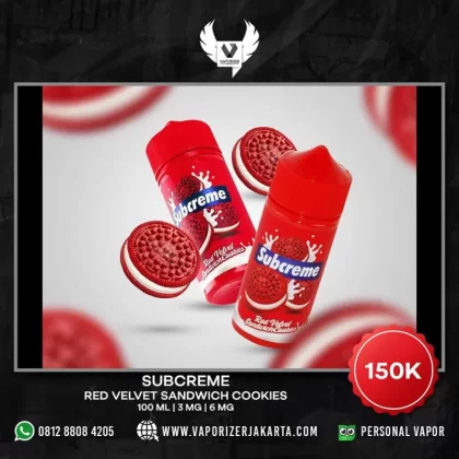 SUBCREME RED VELVET SANDWICH COOKIES 100 ML - 3 mg / 6 mg / 100 ml