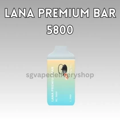 Lana Premium Bar 5800 Puffs - Strawberry Banana