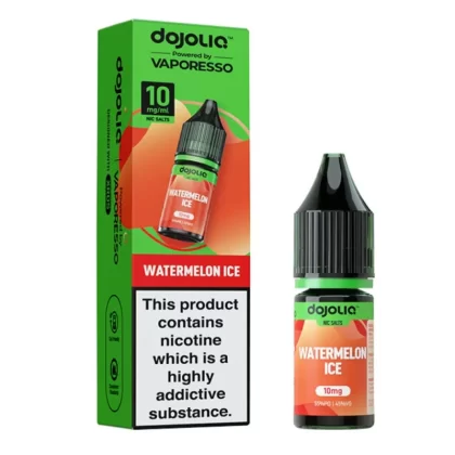 Watermelon Ice Nic Salt E-Liquid by Dojoliq (10ml) - 20mg