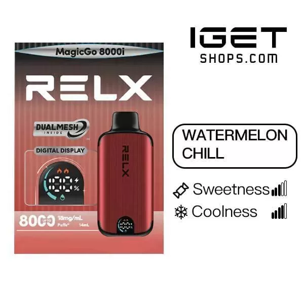 Relx Magicgo i8000 Watermelon Chill - Vape Store