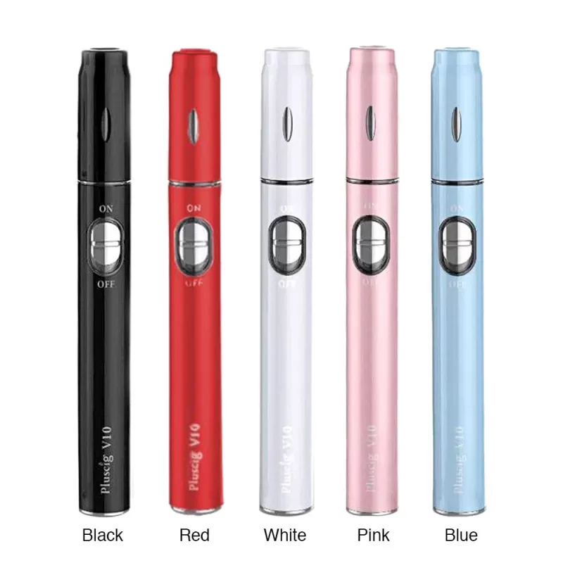 Pluscig V10 Heating 900mAh Heat Not Burn Vape Pen Kit - Black - Image 2