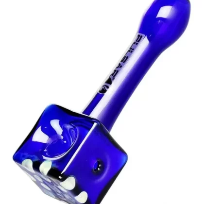 Pulsar Cube Universe Spoon Pipe - Color#Blue>Gray>Green>Teal