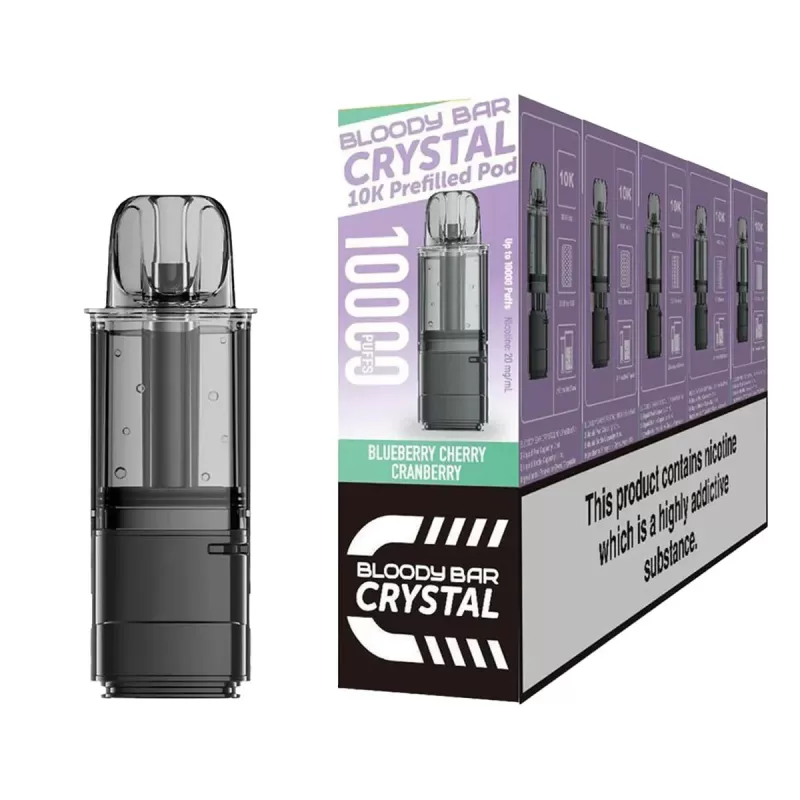 Bloody Bar Crystal 10K Prefilled Pods - Triple Mango - Image 2