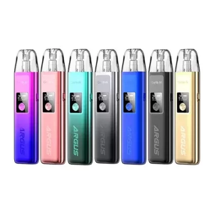 VOOPOO ARGUS G POD KIT - COLOR#AURORA BLUE>GLOSS BLACK>GLOW PINK>RACING GREEN>SAND DRIFT GOLD>SATIN BLUE>SPACE GREY