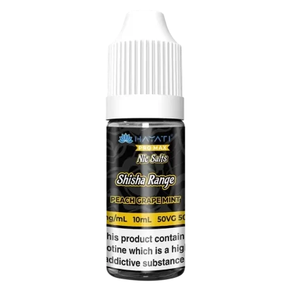 Hayati Pro Max Shisha Peach Grape Mint Nic Salt