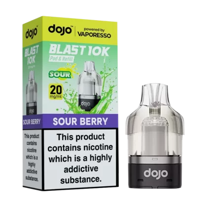 Sour Berry Dojo Blast 10K Refill Pack - Ecigwizard