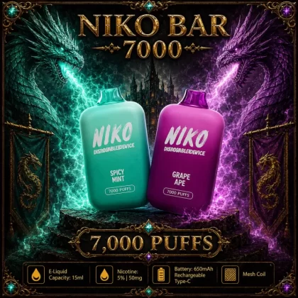 NIKO Bar 7000 - Green Apple Blast (WHT Series)